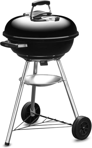 Weber(ウェーバー) 直径47cm コンパクトケトル バーベキュー コンロ 炭火グリル キャンプ 6-8人用 焚き火台 温度計付き 【日本正