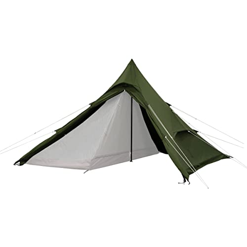 DOD(ディーオーディー) ワンポールテントRX(M) TC【1〜4人用】 スカート付き TCフライ T3-949-KH