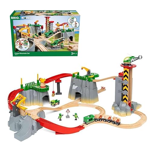 BRIO (ブリオ) カーゴマウンテンセット 36010 対象年齢 3歳~ 【おもちゃ 玩具 木製おもちゃ 木製レール レールセット プレゼント