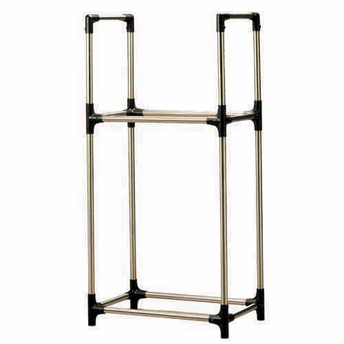 アイリスオーヤマ ステンレスタイヤラック カバー付 ブラック KSL-710C