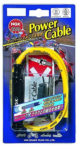 日本特殊陶業(NGK) パワーケーブル (2輪用車種専用タイプ) 【5701】 ワインレッド/ワインレッド HA3R