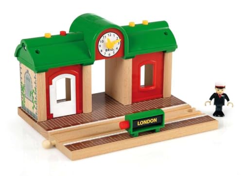 BRIO (ブリオ) レコード＆プレイステーション 33578 対象年齢 3歳~ 【おもちゃ 玩具 木製おもちゃ 木製レール 情景パーツ プレゼ