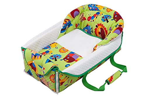 フジキ バッグdeクーファン ZOO(ズー) グリーン クーファン オムツ替え