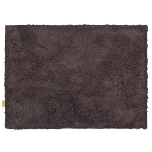 オカ(OKA) 乾度良好Dナチュレ バスマット 約90cm×120cm ブラウン ( 吸水 速乾 かんどりょうこう 洗える 大判 足拭きマット