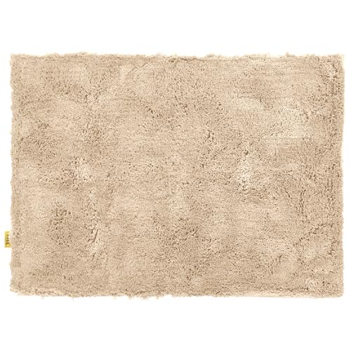 オカ(OKA) 乾度良好Dナチュレ バスマット 約90cm×120cm ベージュ ( 吸水 速乾 かんどりょうこう 洗える 大判 足拭きマット