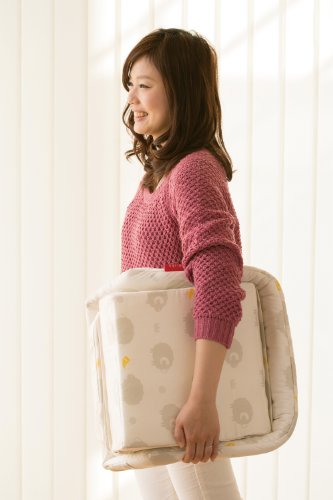 添い寝からお座りまでをサポート【ファルスカ ベッドインベッド Flex エレファント&amp;バナナ】新生児 ベビーベッド 746085_1