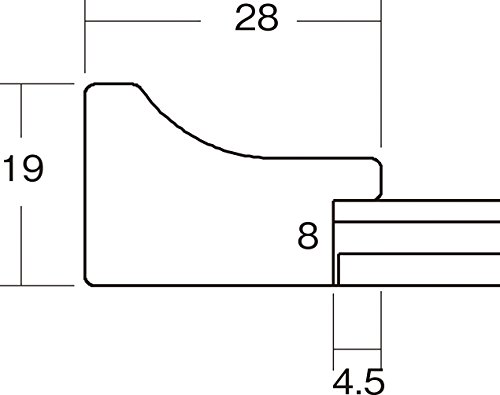 大額 軽量水彩額 水彩F6 オーク 1.5mmUVアクリル 8155_1