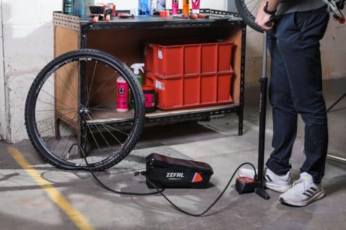 ゼファール(Zefal) 自転車用 フロアポンプ TUBELESS TANK チューブレス用 ブラック タンク容量 1L 4300