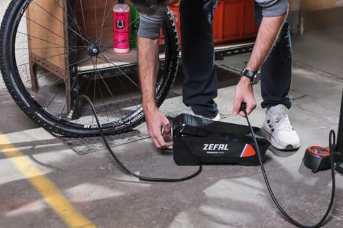 ゼファール(Zefal) 自転車用 フロアポンプ TUBELESS TANK チューブレス用 ブラック タンク容量 1L 4300
