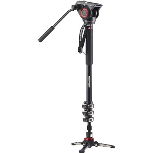 マンフロット(Manfrotto) 一脚 XPROフルードビデオ一脚 フルード雲台MVH500AH相当品付属 アルミニウム MVMXPRO500