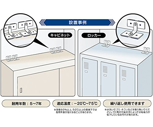 プロセブン 耐震マット付き金具 2個入 KPS5-1_2