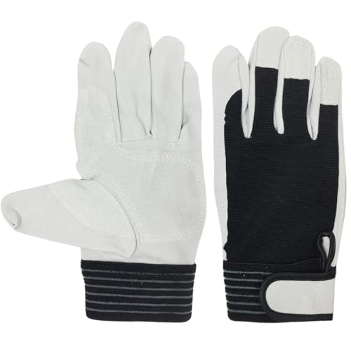 [エース] 【まとめ買い】豚床革背抜きマジック Lサイズ [10双パック] AG549-10P 6,153円