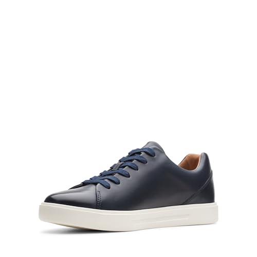 [Clarks(クラークス)] スニーカー アンコスタレース 本革 メンズ ネイビーレザー UK 065(24.5 cm)