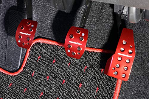 MONSTER SPORT スポーツドライビングペダルカバー スイフトスポーツ[ZC33] MT車用 クリヤアルマイト 849501-7650M