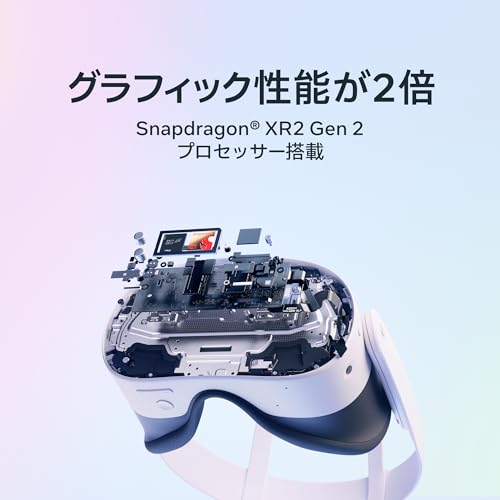 Meta Quest 3S 256GB | 旧Oculus | VRヘッドセット | 2倍のストレージでレベルアップ | 2倍のグラフィック処理_3