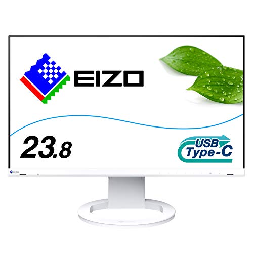 EIZO ビジネススタンダードモニター | FlexScan EV2480-ZWT | 23.8型フルHD・USB Type-C・ホワイト