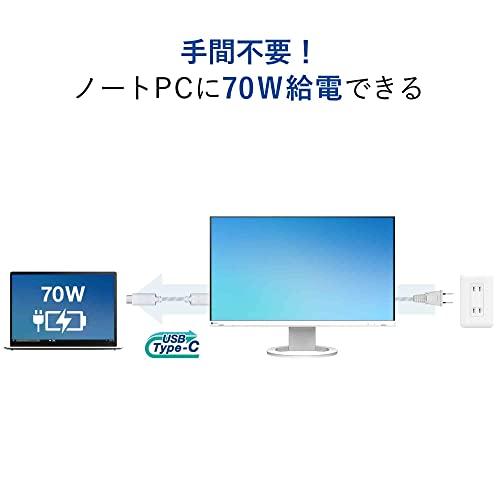 EIZO ビジネススタンダードモニター | FlexScan EV2480-ZWT | 23.8型フルHD・USB Type-C・ホワイト_2