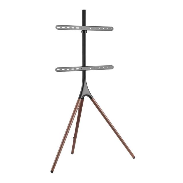 DMM.make DISPLAY/TVスタンド テレビスタンド 43-65インチ VESA対応 左右180°回転 木目3脚 ブラウン DKS-L_1