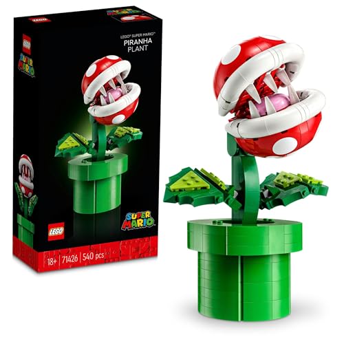 レゴ LEGO スーパーマリオ パックンフラワー 540ピース おもちゃ 玩具 ブロック 誕生日 クリスマス プレゼント 母の日 父の日 男性