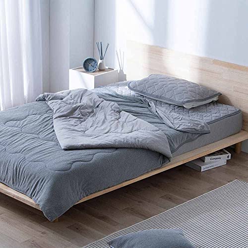 アイリスオーヤマ 寝汗さらっと強冷感ボックスシーツ セミダブル Q-MAX0.552 ヨレにくい全周ゴム 見た目すっきり 抗菌防臭・丸洗いOKの通販は 5,222円