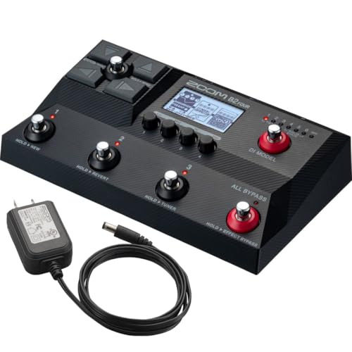 ZOOM ベースマルチエフェクター B2 FOUR IR搭載 11プリアンプモデル 82ベースエフェクト USBオーディオインターフェース Bシ