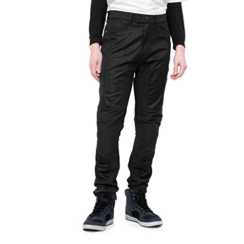 [KOMINE] バイク用 パンツ PK-7103 ストレッチャブルテキスタイルメッシュジーンズ 07-7103 メンズ Black L