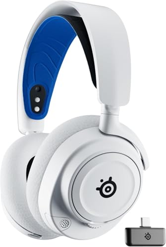 SteelSeries ワイヤレス ゲーミングヘッドセット ヘッドホン 軽量 ボイスチャット可能 ゲームとスマホを同時接続 Arctis Nov
