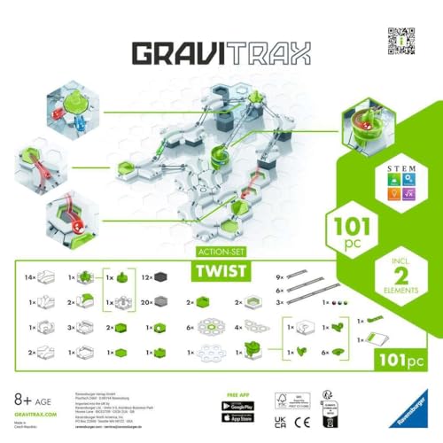 Ravensburger（ラベンスバーガー） マーブルラン（スロープトイ） GraviTrax (グラヴィトラックス) アクションセット ツイス_3