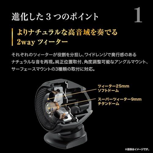 ケンウッド 17cm ビクタースタジオチューンハイレゾ対応カスタムフィット・セパレート型スピーカー KFC-XS175S KENWOOD_2