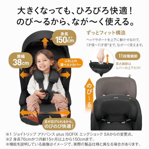 Combi コンビ ISOFIX固定 チャイルド&ジュニアシート 1歳頃から11歳頃 
