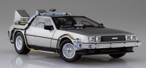 青島文化教材社 ムービーメカ No.BT-01 バック・トゥ・ザ・フューチャー PartI タイムマシン 1/24スケール プラモデル_1