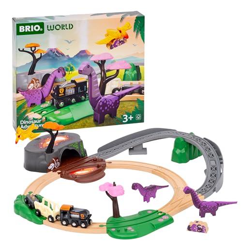 BRIO (ブリオ) 恐竜アドベンチャーセット 36094 【おもちゃ 玩具 木製おもちゃ 木製レール レールセット プレゼント（誕生日/クリス