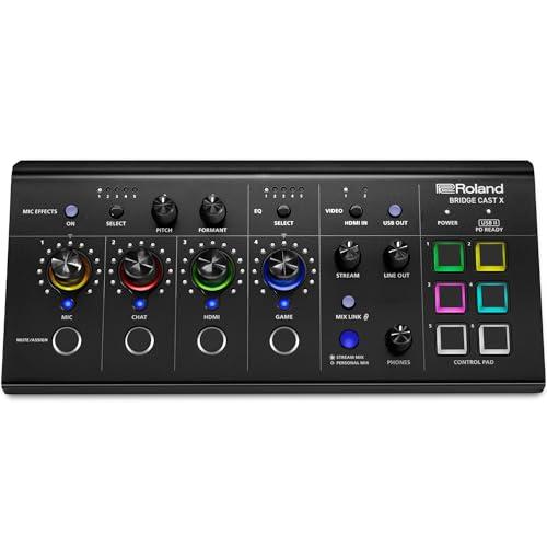 ローランド Roland BRIDGE CAST X/HDMIビデオキャプチャ/ゲーミングDACアンプ/オーディオインターフェース/配信/ゲーミ