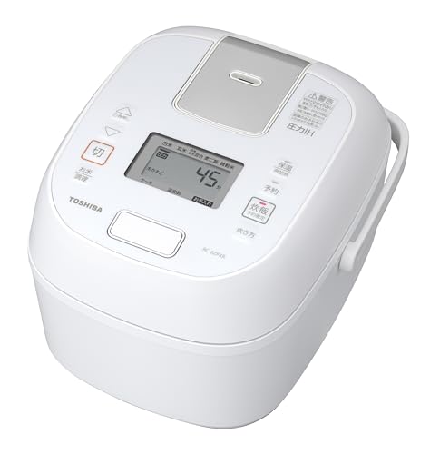 TOSHIBA東芝 炊飯器 3.5合 一人暮らし 圧力 IH rice cooker 玄米 保温白米24時間 RC-6ZPXRW