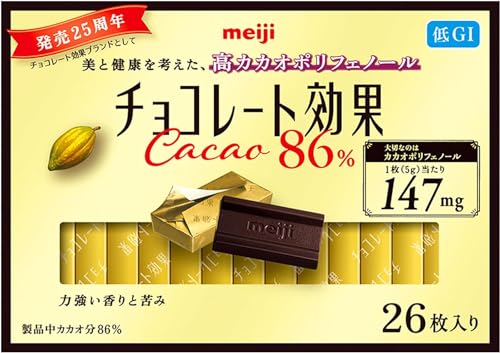 まとめ買い 明治 チョコレート効果カカオ８６％ 26枚×6個
