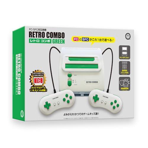 コロンバスサークル（FC/SFC用互換機）レトロコンボ GREEN - ファミコン/スーパーファミコン互換機