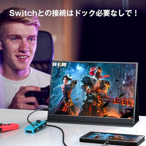 モバイルモニター 14インチ 2K解像度 モバイルディスプレイ - ポータブルモニター IPSパネル 2160x1440P 100%sRGB