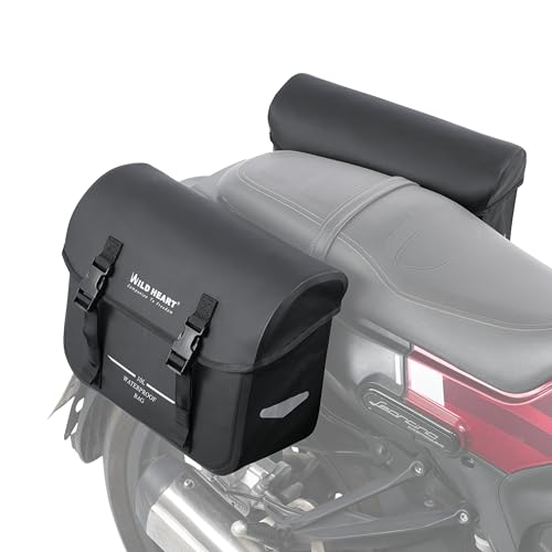 オートバイサドルバッグ雨合羽バッグレトロテールバッグ 20L 10L*2 スポーツスターソフトテールダイナロードキング用レインカバー不必要