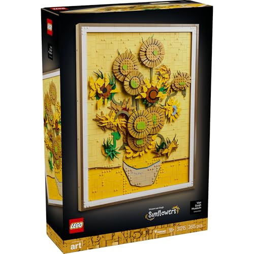 レゴ(LEGO) レゴアート Vincent van Gogh＜ひまわり＞ おもちゃ 玩具 誕生日 プレゼント ブロック 男性 女性 絵画 アー_1