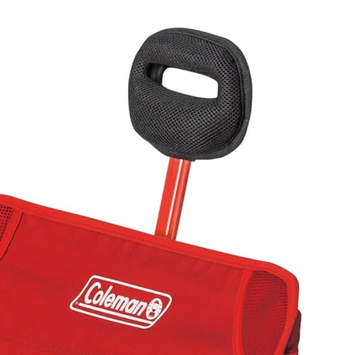 Coleman(コールマン) アウトドアワゴン兼チェア ワンマイルチェア（レッド） キャリーワゴン 耐荷重100kg 折りたたみ式 自立式収納_4