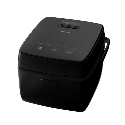 ツインバード 炊飯器 3合 IH 早炊き 一人暮らし 最短19分炊飯 消音機能 新潟 燕三条 ブラック RM-D793B