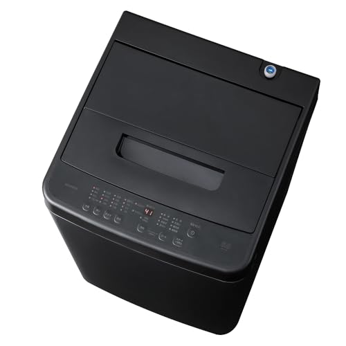 アイリスオーヤマ 洗濯機 6.0kg ブラック IAW-T606-B ガチ落ち大水流洗浄 部屋干しモード 新生活 一人暮らし