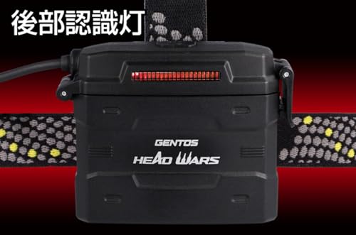 GENTOS LED ヘッドライト USB充電式 明るさ800ルーメン/実用点灯11時間/後部認識灯 専用充電池または単3形電池4本別売り使用_3