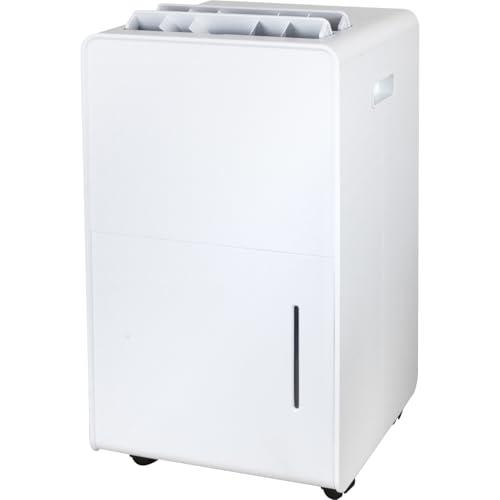[山善] 除湿機 衣類乾燥 除湿器 コンプレッサー式 小型 強力除湿 除湿量 6.0L 衣類モード 切タイマー キャスター付き マットホワイト