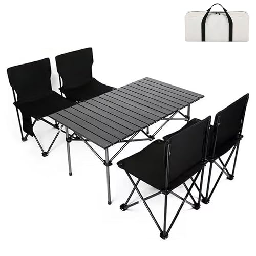 アウトドア テーブル チェア セット キャンプ テーブル57cm×95cm×50cm ピクニックテーブル 超軽量 折り畳み 組立簡単 収納バッ
