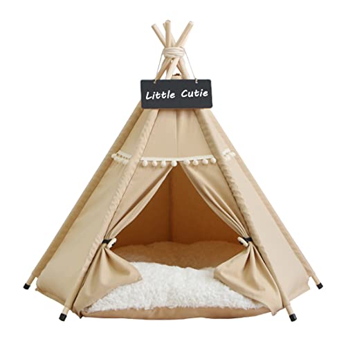 ペット テント 犬ベッド 猫ベッド ペットベッド 通年 小型 中型 猫小屋 保温防寒 暖かい 洗濯可能 滑り止め 組立 60*60*70cm