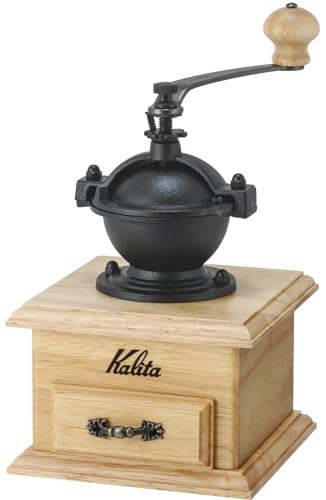 カリタ Kalita コーヒーミル 木製 アルミカッター クラシックミルNA 