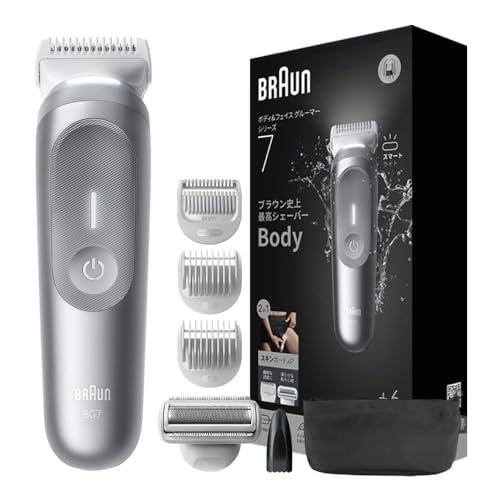 ブラウン シリーズ７ ボディ＆フェイスグルーマー BG7550 トリマー コーム4種 ポーチ 掃除用ブラシ