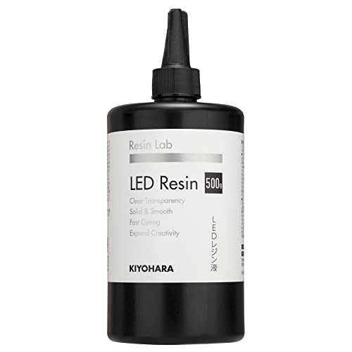 KIYOHARA 【日本製】 【ぷっくりシールが作れる】 Resin Lab レジンラボ LED レジン液 500g RLR500