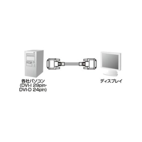 SANWA SUPPLY KC-DVI-100G DVIシングルリンクケーブル 10m_2